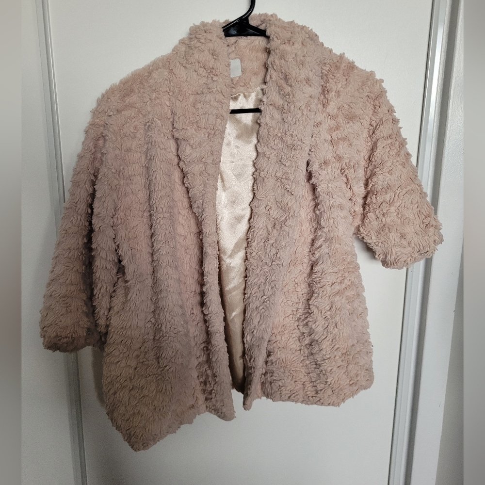 Forever 21 Blush Teddy Jacket